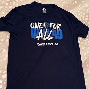 Dallas Playoffs 2023-24 Navy T-Shirt